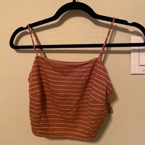 Striped crop top